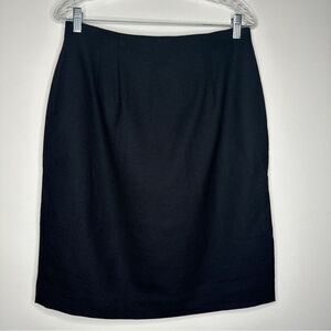 Jennifer Moore Wool Vintage‎ Pencil Black Skirt Size 12